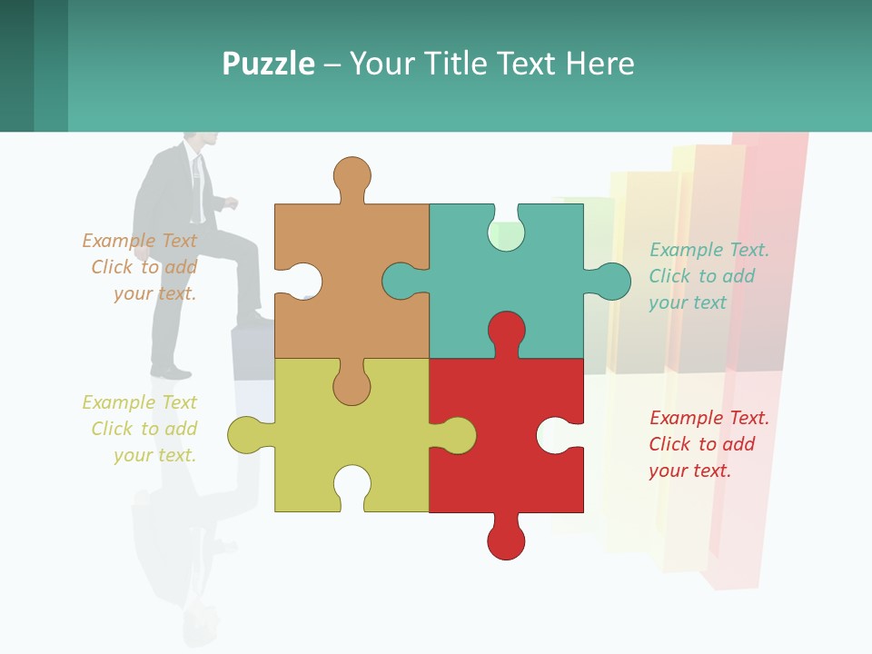 Teamwork Men Office PowerPoint Template