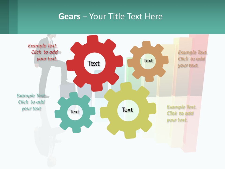 Teamwork Men Office PowerPoint Template