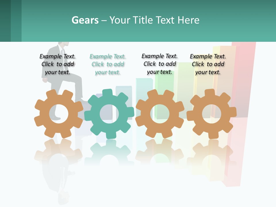 Teamwork Men Office PowerPoint Template