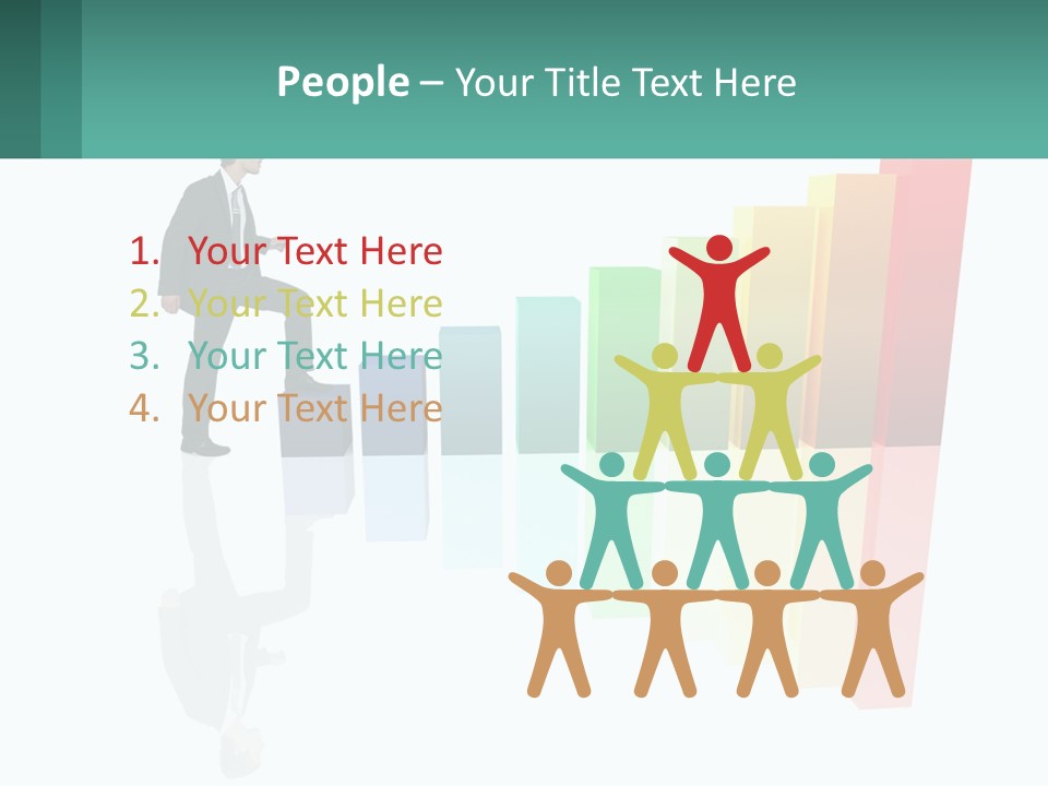 Teamwork Men Office PowerPoint Template