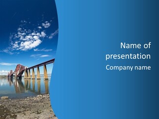 Railway Landscape Scottish PowerPoint Template