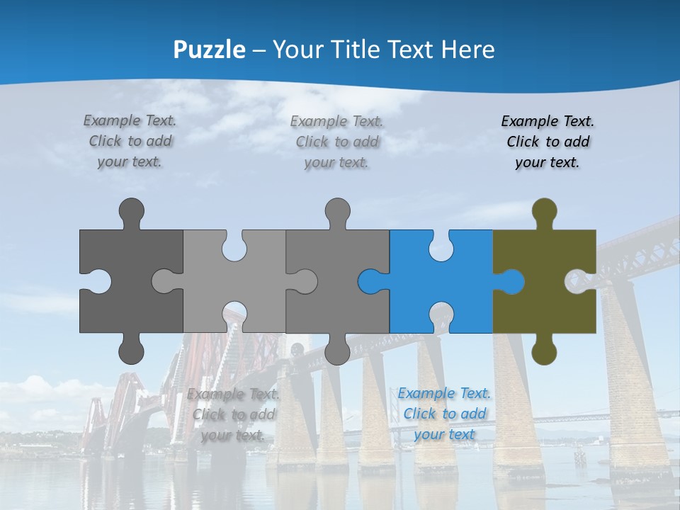 Railway Landscape Scottish PowerPoint Template