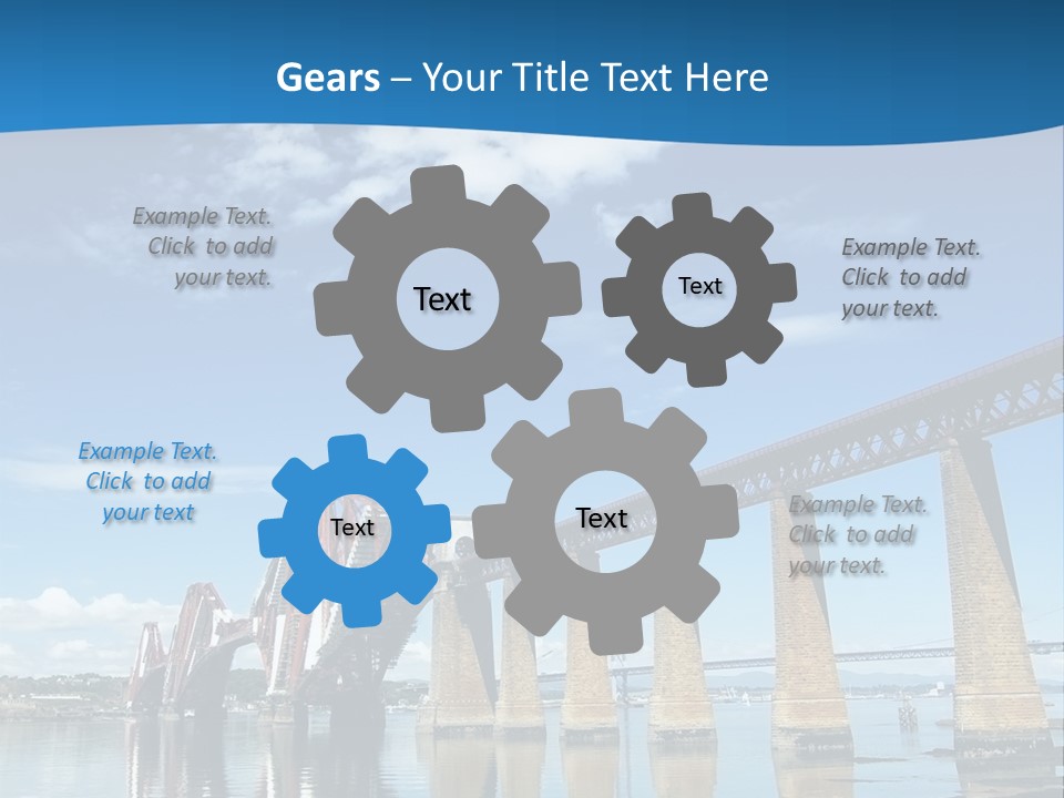 Railway Landscape Scottish PowerPoint Template