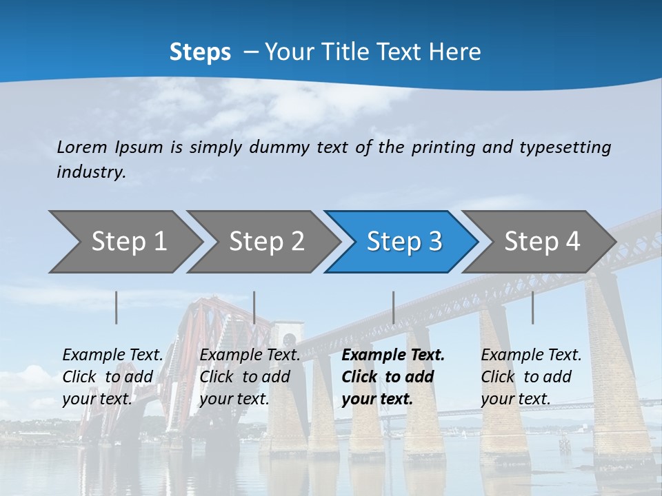 Railway Landscape Scottish PowerPoint Template