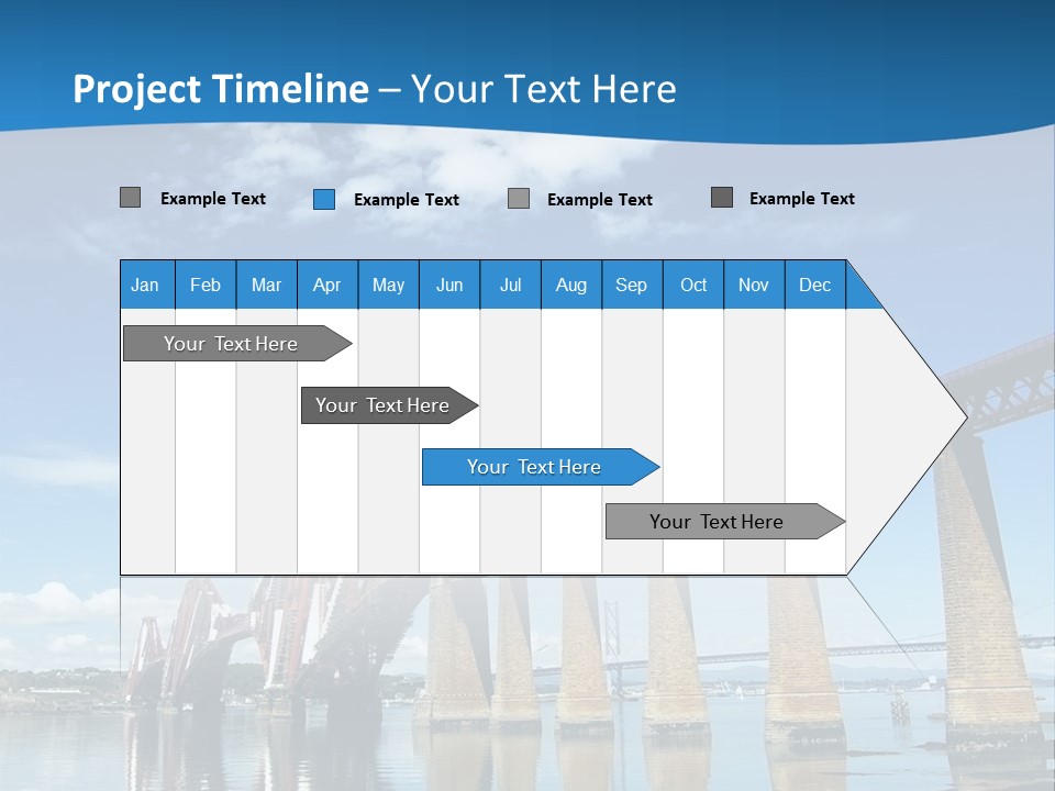 Railway Landscape Scottish PowerPoint Template