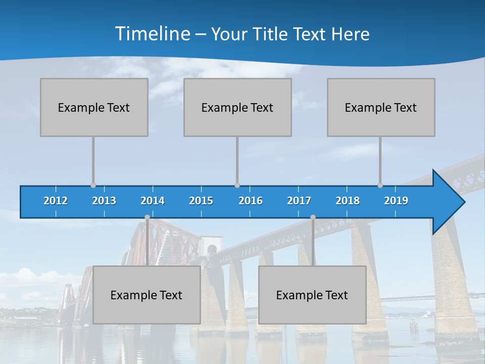 Railway Landscape Scottish PowerPoint Template