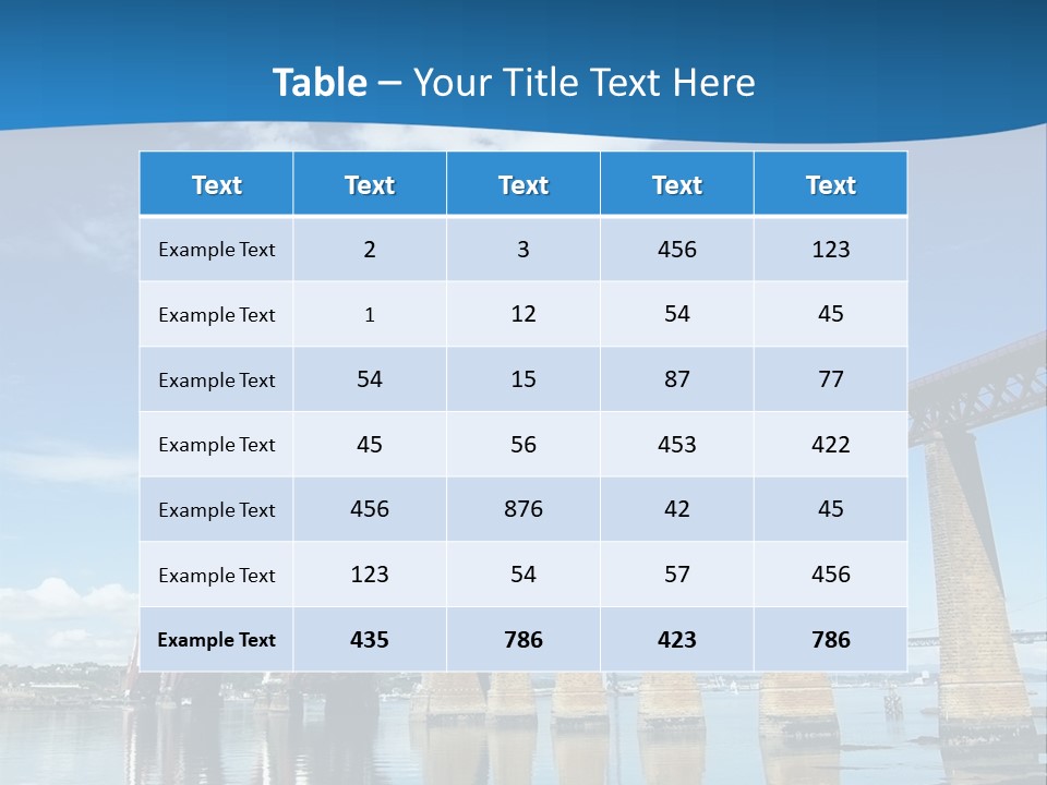 Railway Landscape Scottish PowerPoint Template