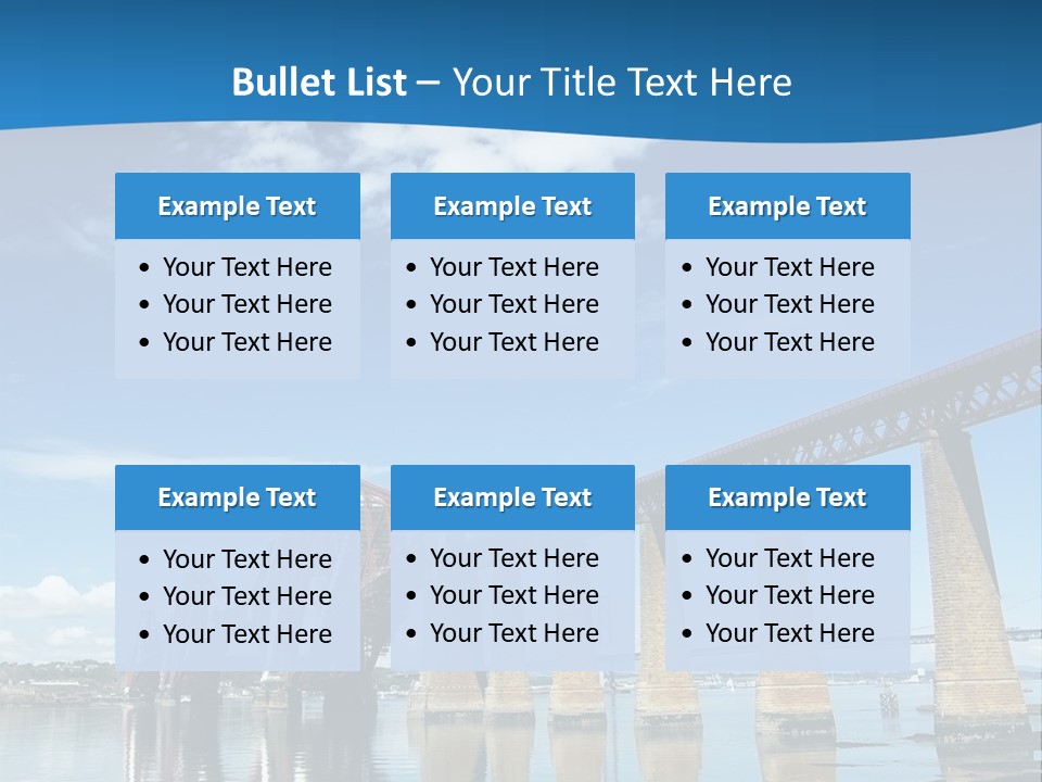 Railway Landscape Scottish PowerPoint Template