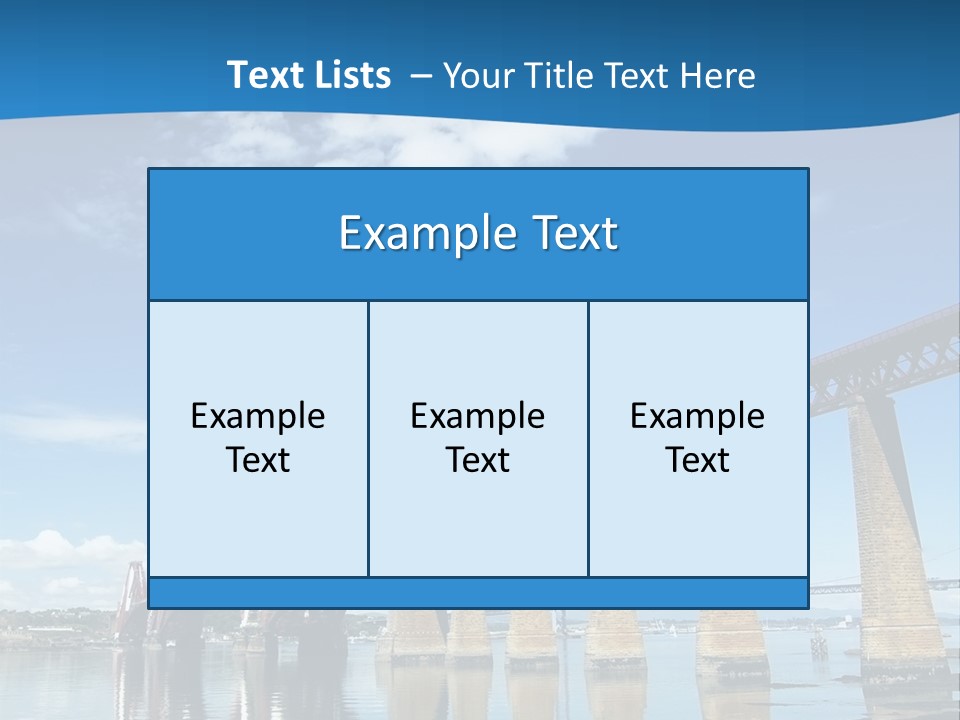 Railway Landscape Scottish PowerPoint Template