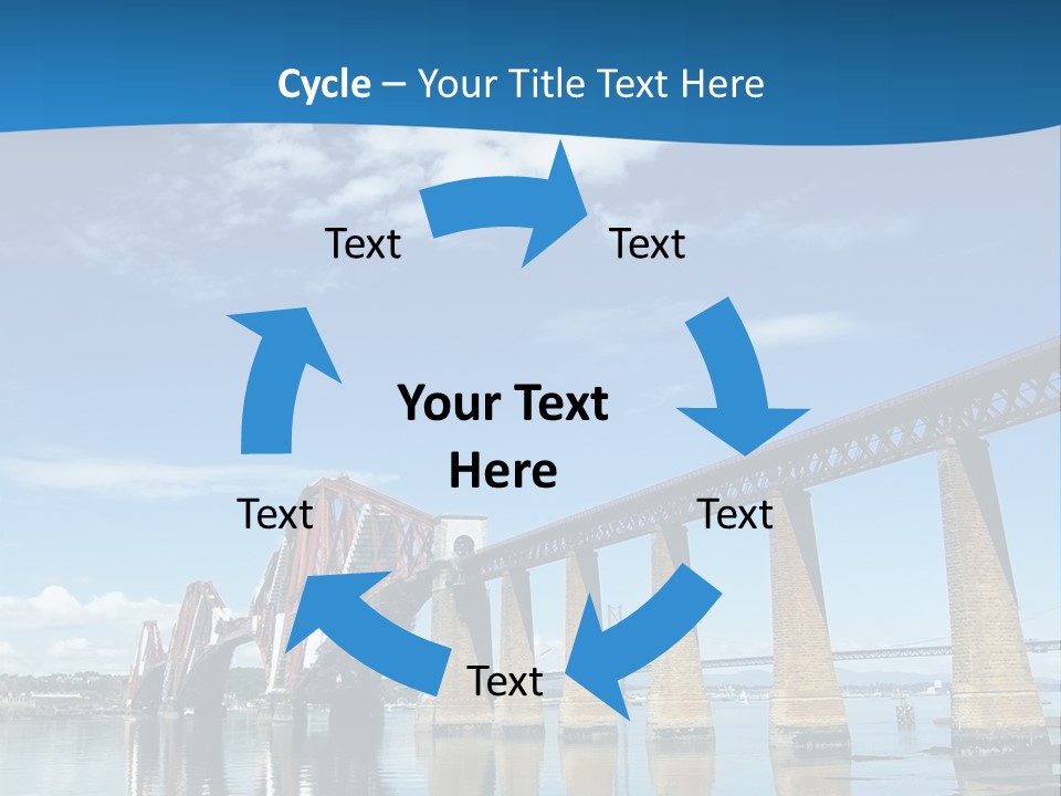 Railway Landscape Scottish PowerPoint Template