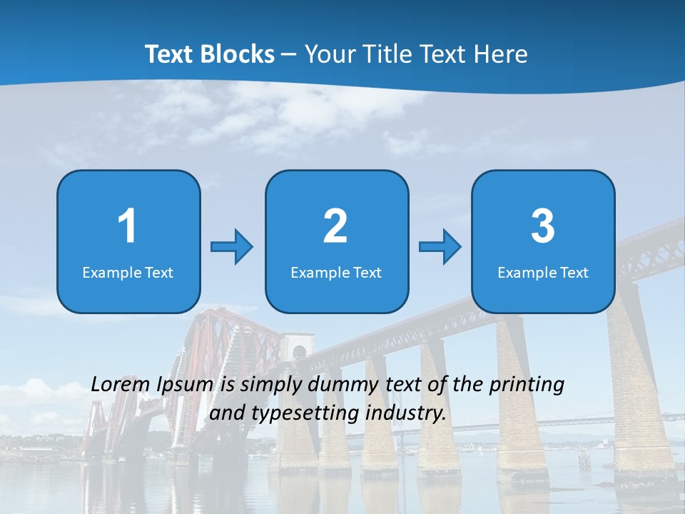 Railway Landscape Scottish PowerPoint Template