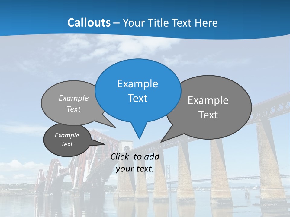 Railway Landscape Scottish PowerPoint Template
