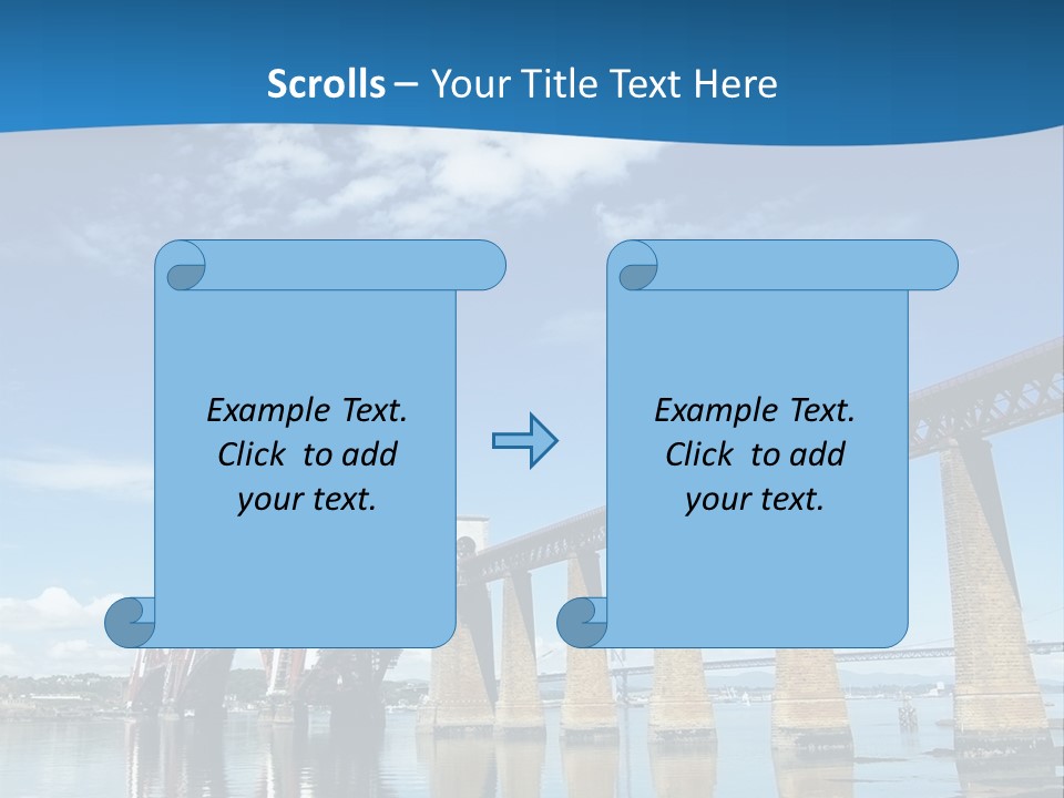 Railway Landscape Scottish PowerPoint Template