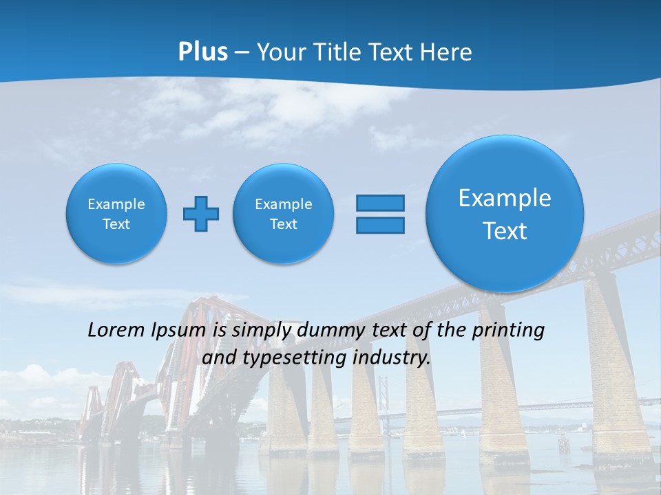 Railway Landscape Scottish PowerPoint Template