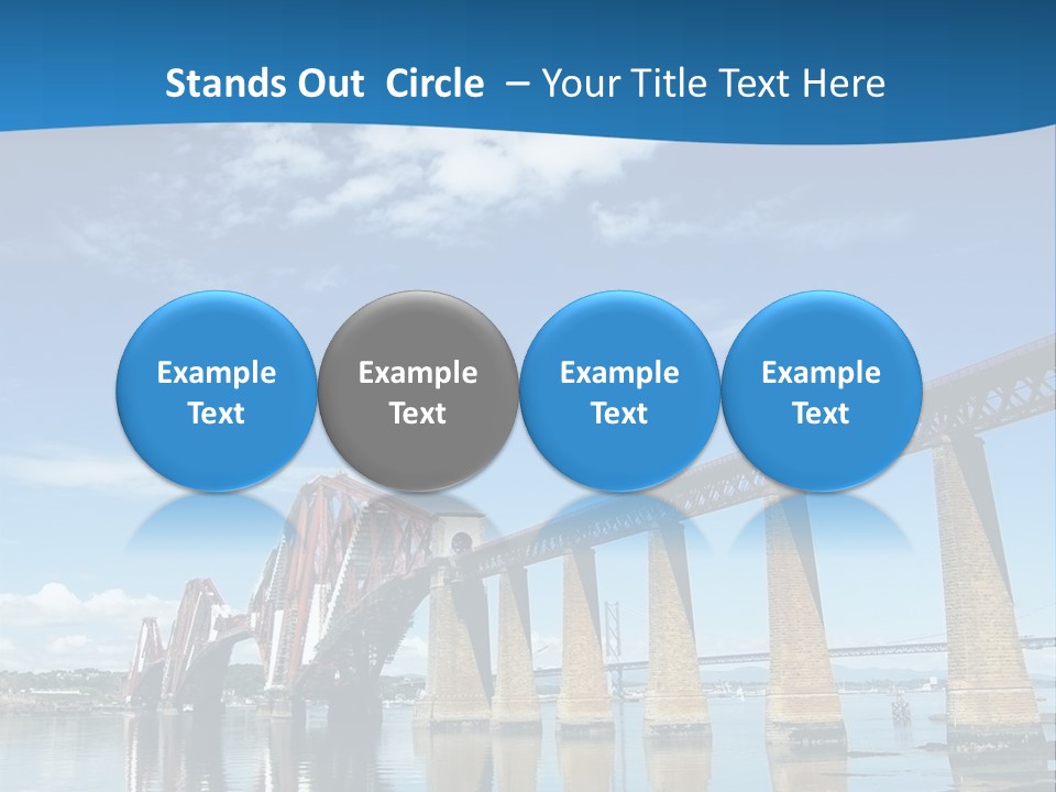 Railway Landscape Scottish PowerPoint Template