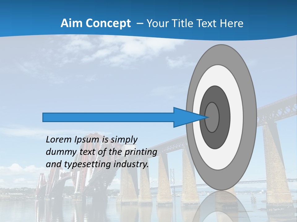 Railway Landscape Scottish PowerPoint Template