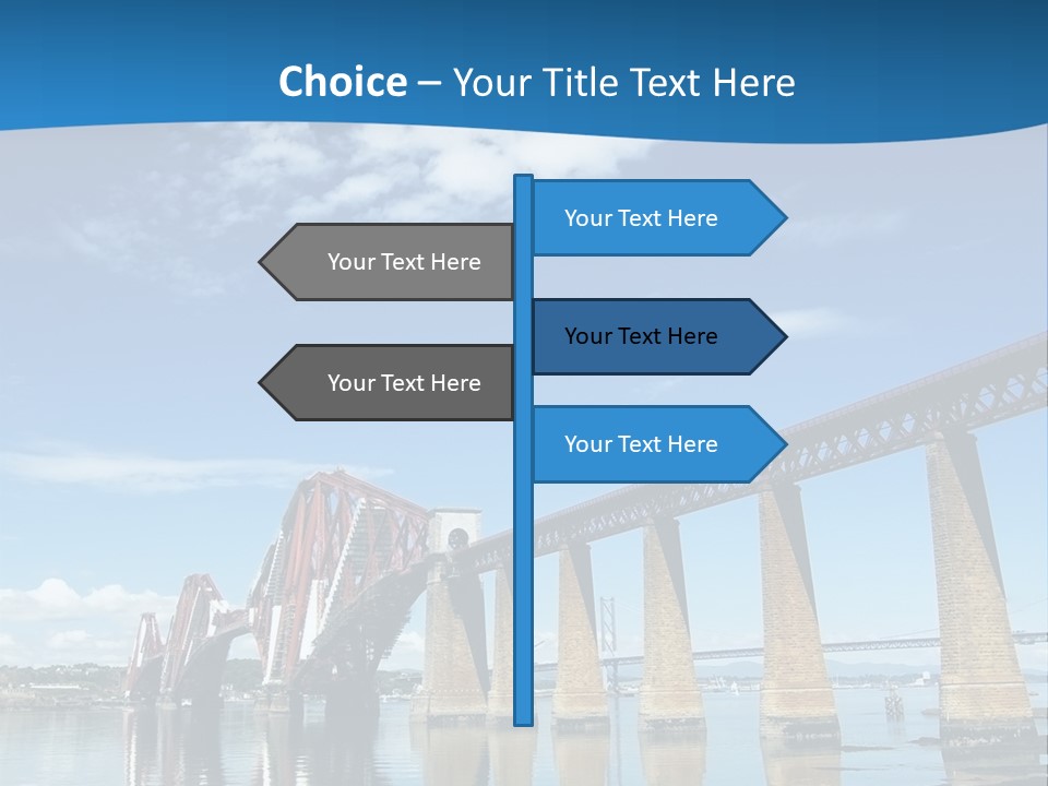 Railway Landscape Scottish PowerPoint Template