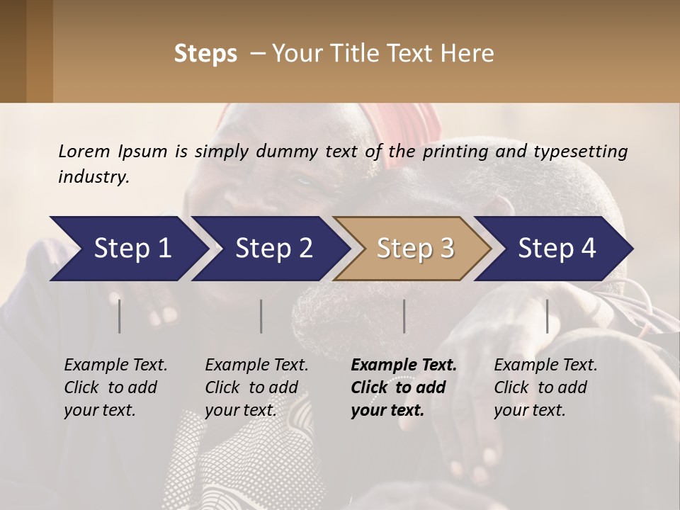 Afroamerican American Sentimental PowerPoint Template