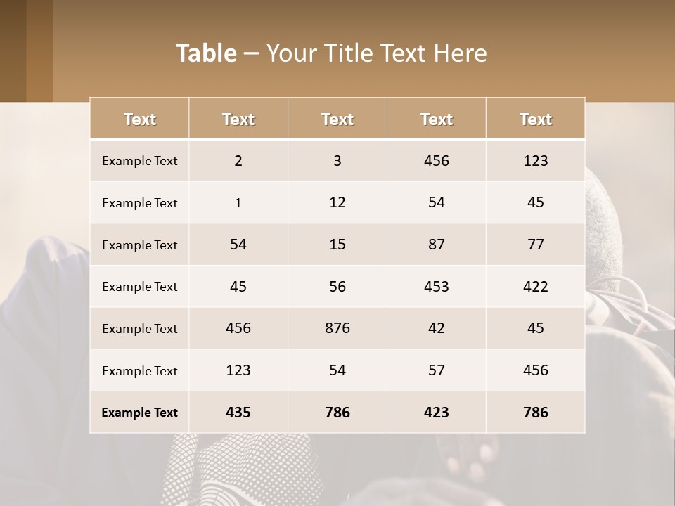 Afroamerican American Sentimental PowerPoint Template