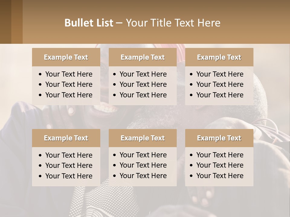 Afroamerican American Sentimental PowerPoint Template