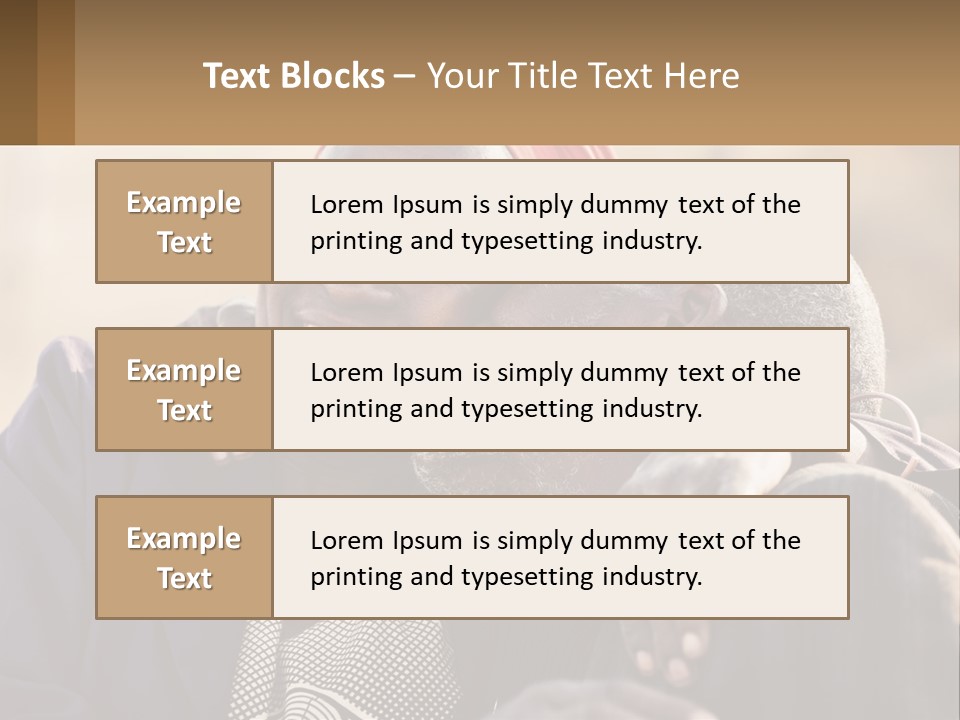 Afroamerican American Sentimental PowerPoint Template