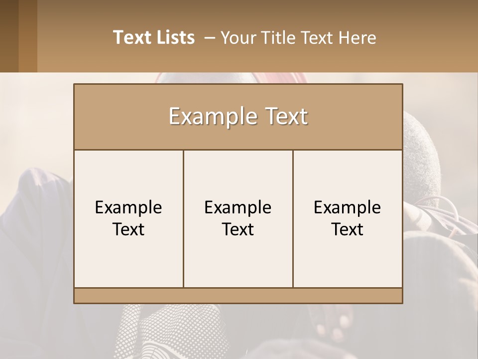 Afroamerican American Sentimental PowerPoint Template