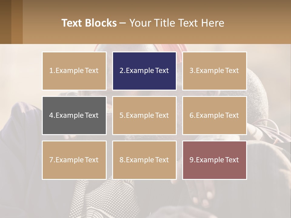 Afroamerican American Sentimental PowerPoint Template