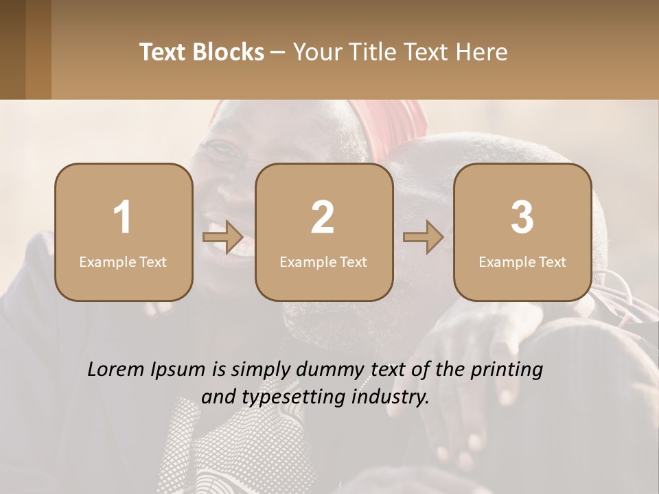 Afroamerican American Sentimental PowerPoint Template