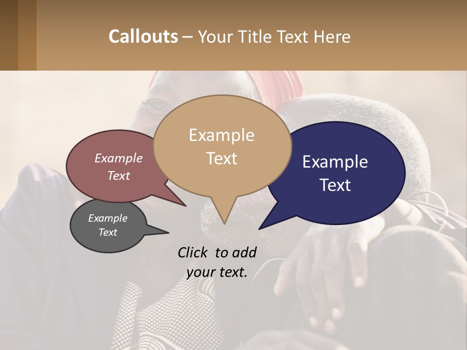 Afroamerican American Sentimental PowerPoint Template