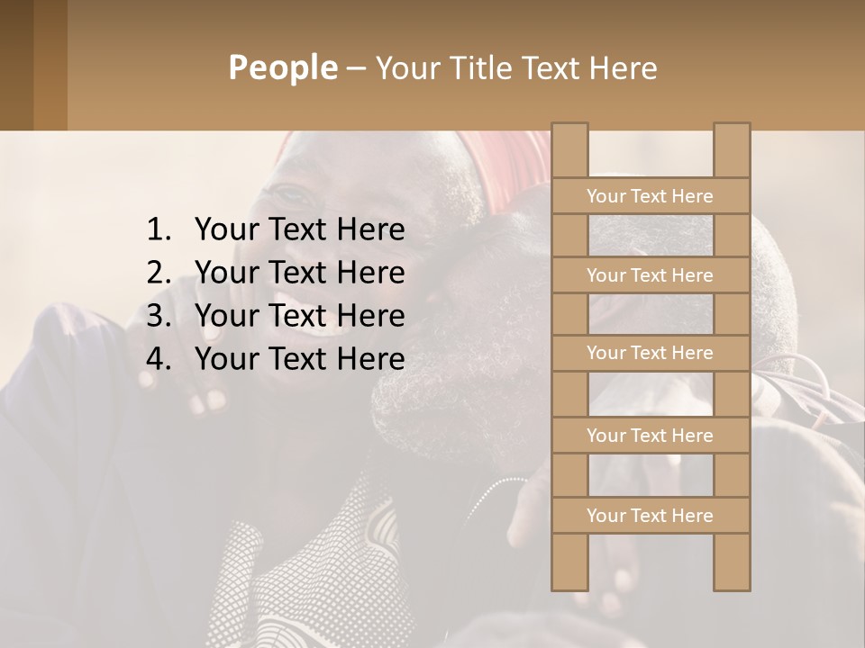 Afroamerican American Sentimental PowerPoint Template