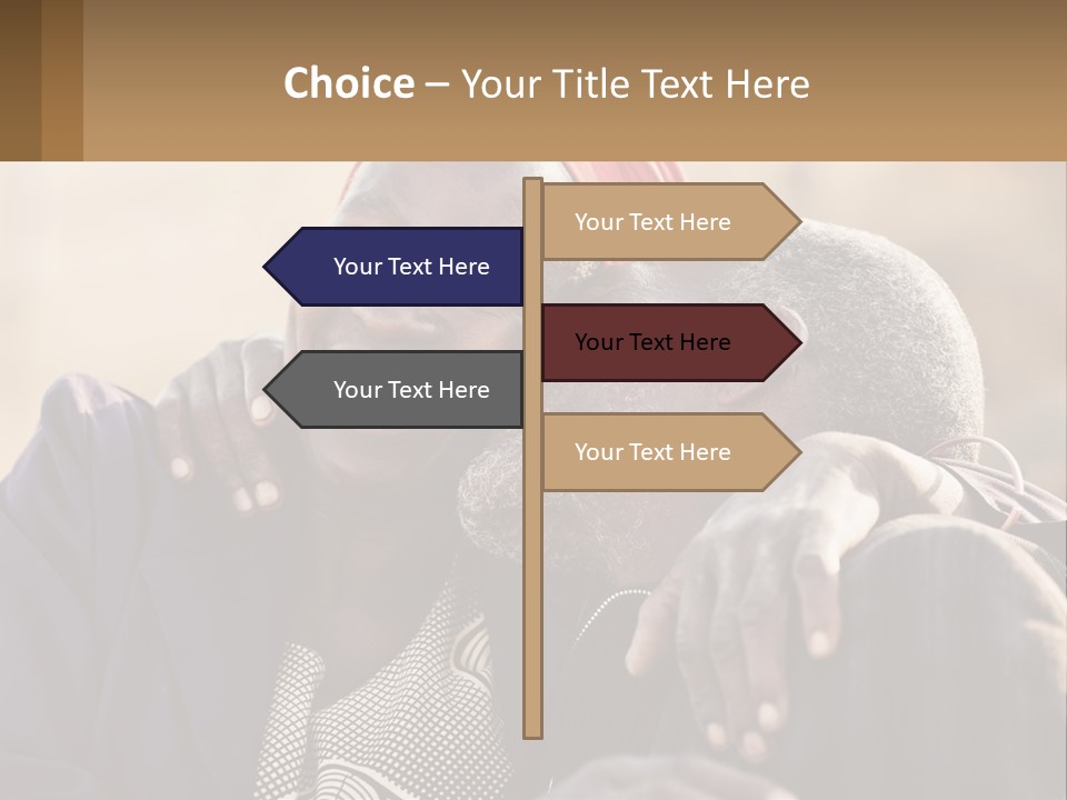 Afroamerican American Sentimental PowerPoint Template