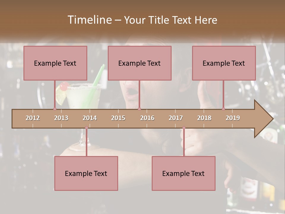 Flavor Sour Margarita PowerPoint Template