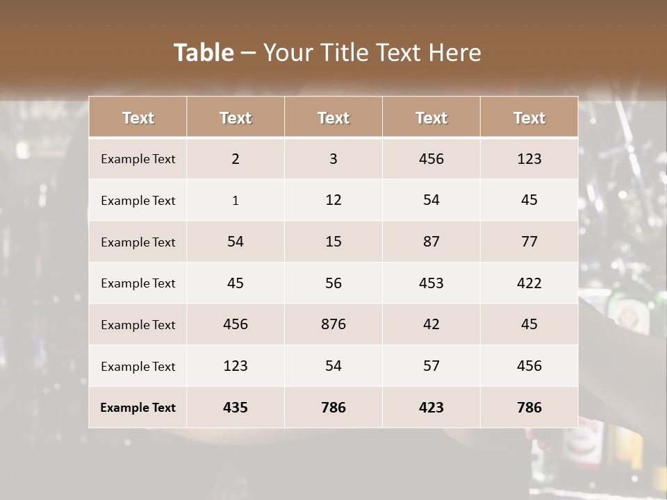 Flavor Sour Margarita PowerPoint Template