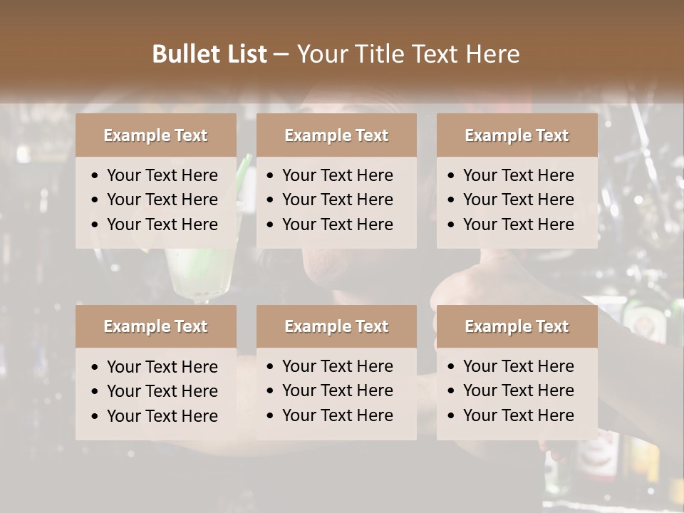 Flavor Sour Margarita PowerPoint Template