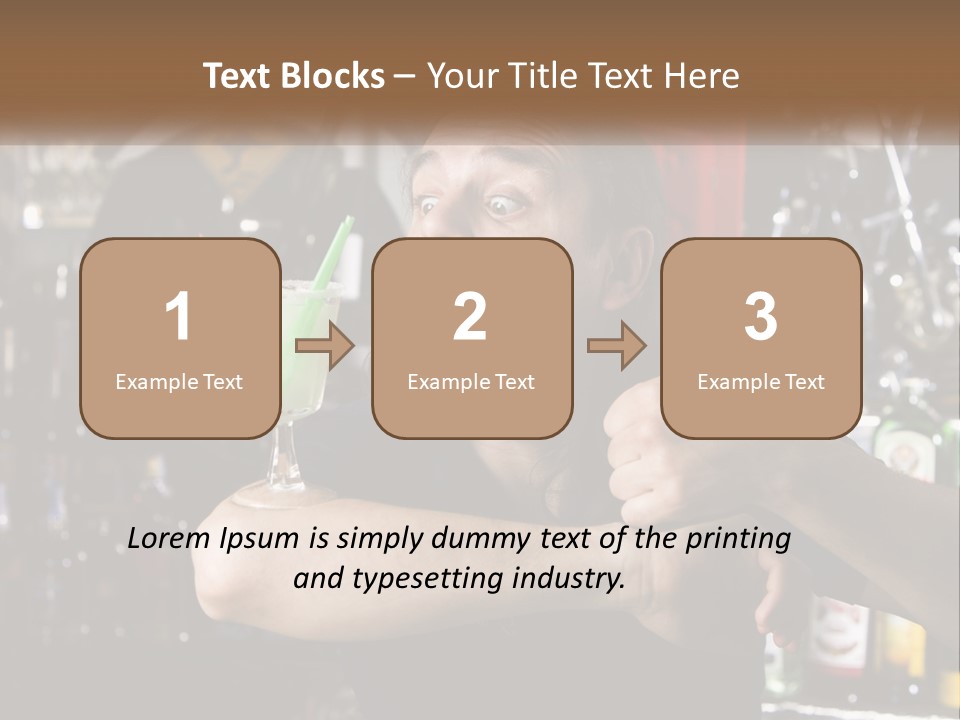 Flavor Sour Margarita PowerPoint Template