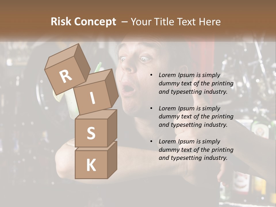 Flavor Sour Margarita PowerPoint Template