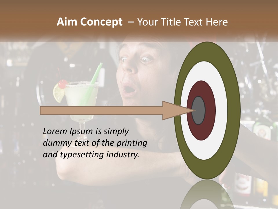 Flavor Sour Margarita PowerPoint Template