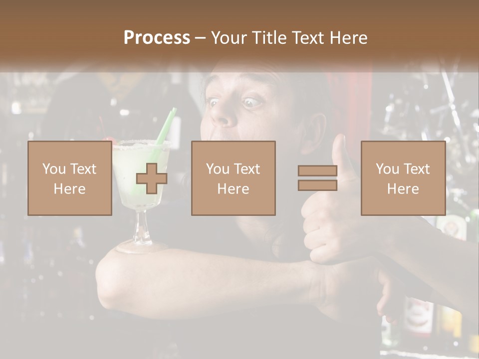 Flavor Sour Margarita PowerPoint Template