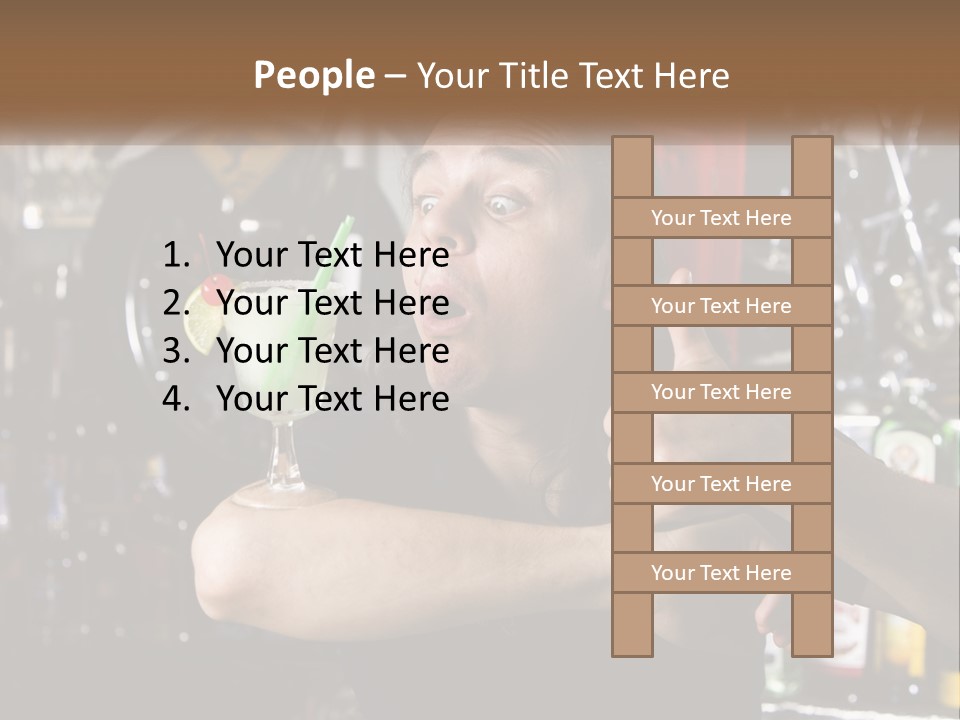 Flavor Sour Margarita PowerPoint Template