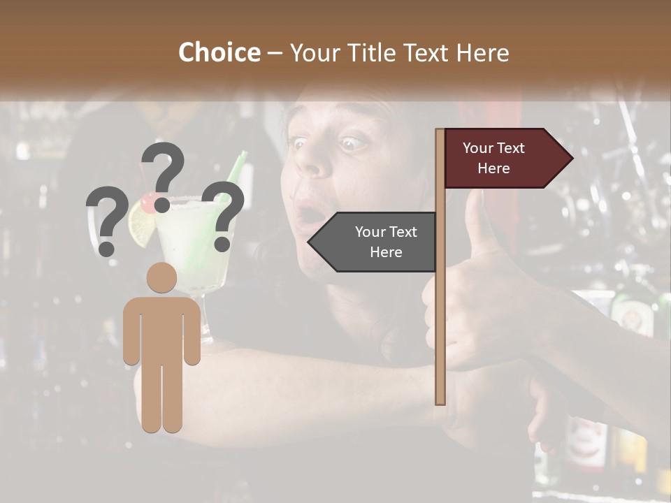 Flavor Sour Margarita PowerPoint Template