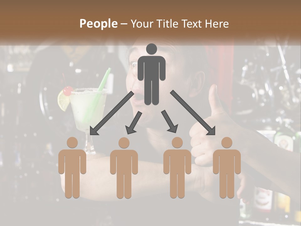 Flavor Sour Margarita PowerPoint Template