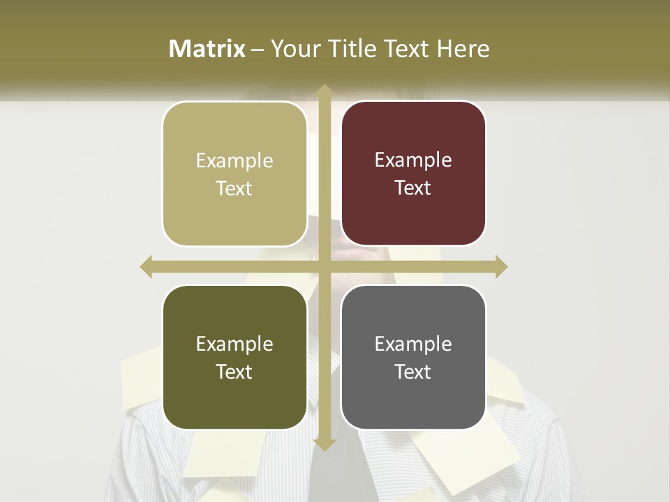 Business White Reminder PowerPoint Template