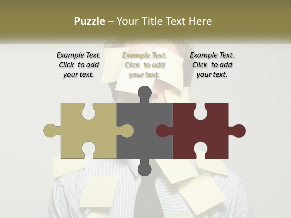 Business White Reminder PowerPoint Template