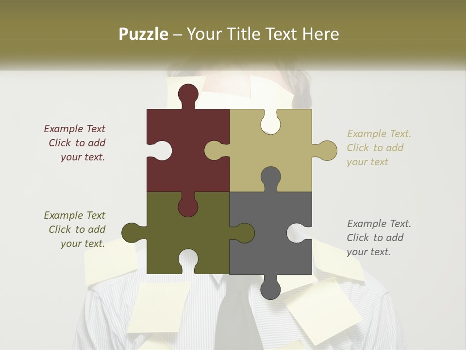 Business White Reminder PowerPoint Template