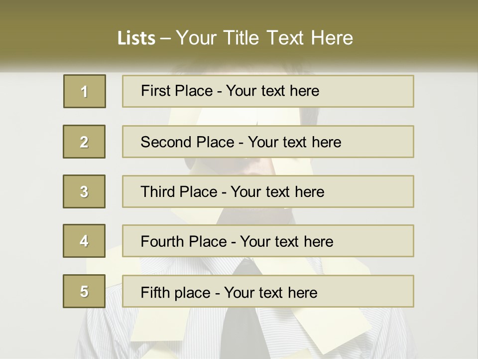 Business White Reminder PowerPoint Template