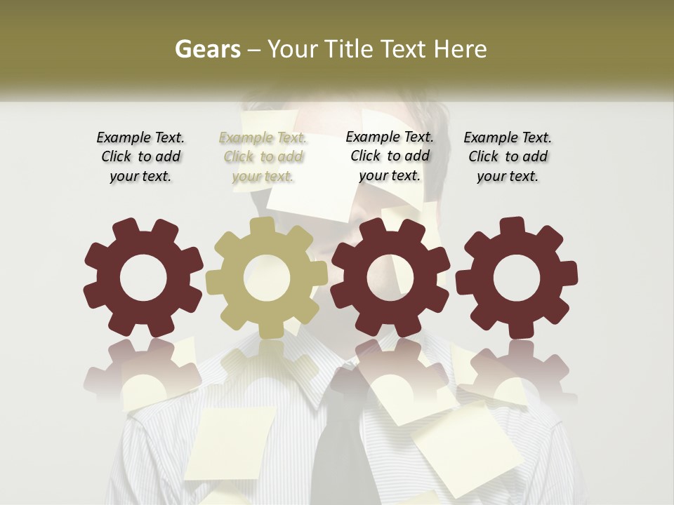 Business White Reminder PowerPoint Template