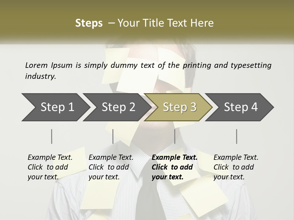 Business White Reminder PowerPoint Template