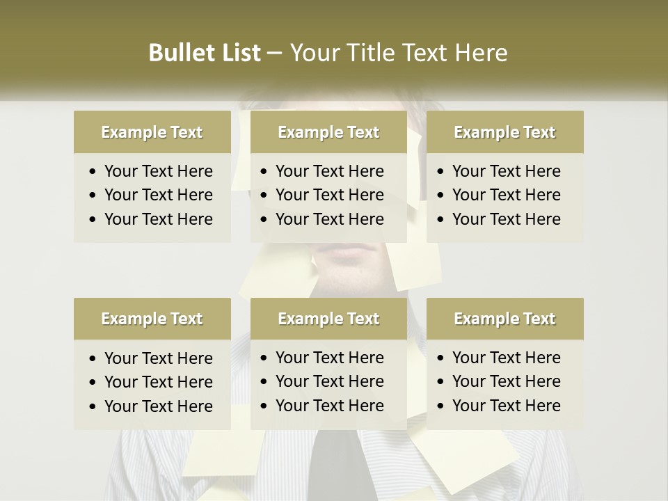 Business White Reminder PowerPoint Template