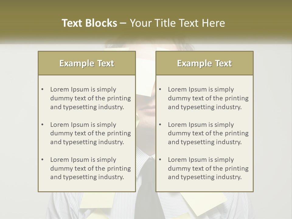 Business White Reminder PowerPoint Template