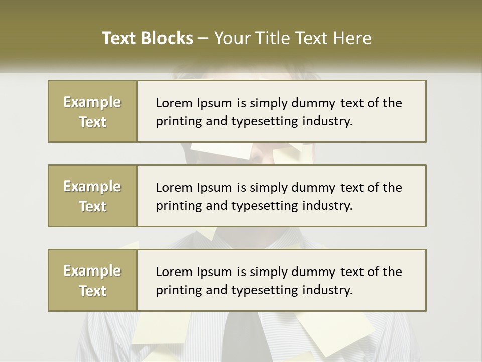 Business White Reminder PowerPoint Template